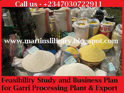 Cassava flour business plan